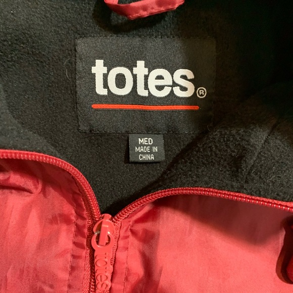 Totes 3 Season Storm Rain ZIP Up Jacket Hood - Picture 6 of 7